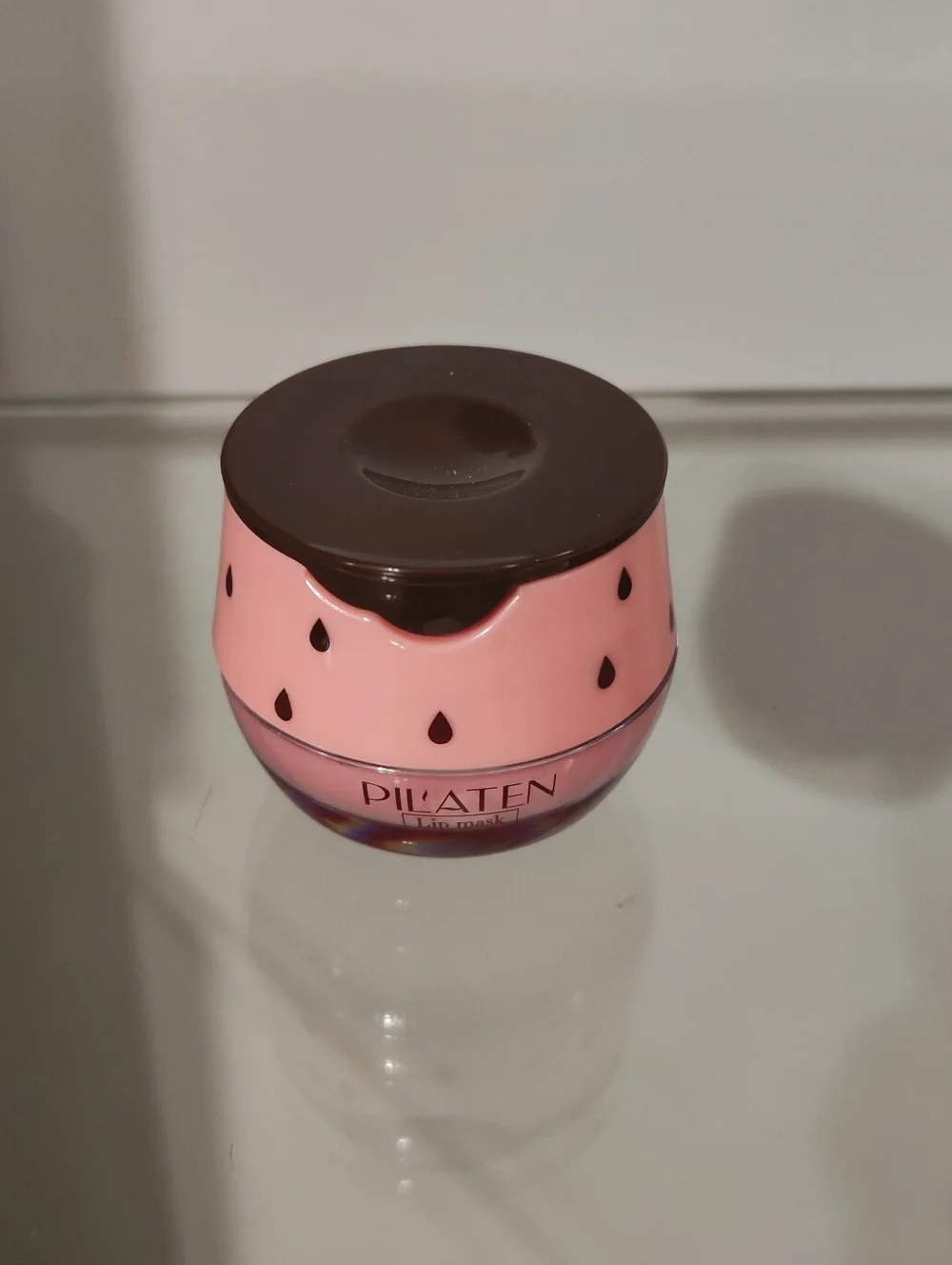 Strawberry & Honey Lip Balm Natural Beeswax Hydrating + Honey Dipper Applicator